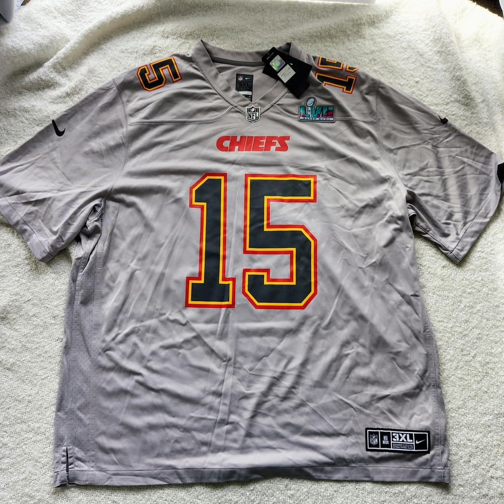 Kansas City Chiefs Nike Mahomes Super Bowl LVII Atmosphere Jersey -3XL-NWT! $160